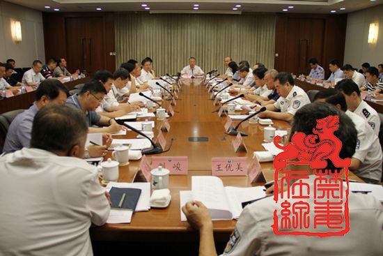 国家禁毒委员会召开易制毒化学品管制工作座谈会。图为会议现场。